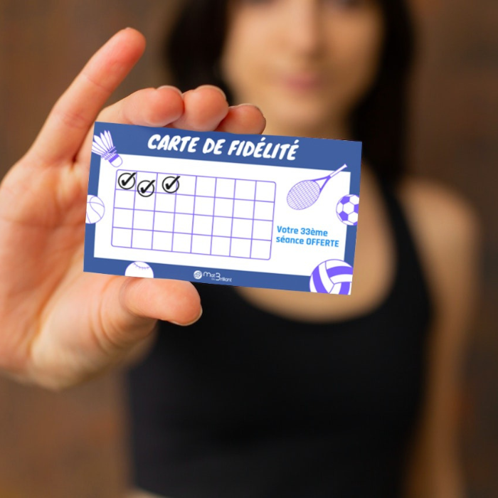 Carte de fidélité sport